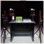 DNA DJ BOOTH stół stanowisko DJ podświetlana tablica LED RGB pilot długopisy pokrowiec + dostawki ZESTAW