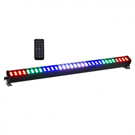 Light4me LED BAR 64x3W RGB listwa 8 sekcji + pilot