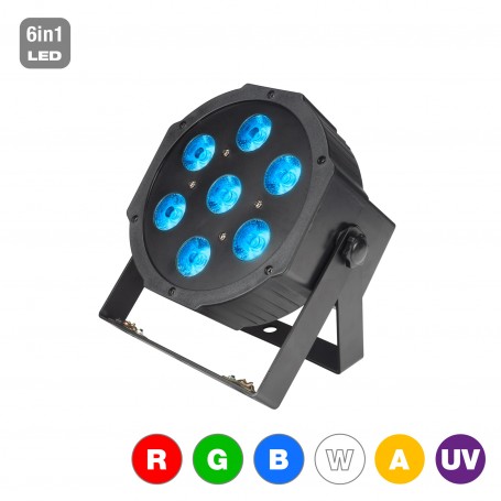 Flash LED PAR 56 7x15W RGBWA+UV 6in1