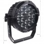 Evolights GLAZE PAR IP65 reflektor zewnętrzny LED oświetlacz sceniczny