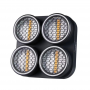 Light4me BLINDER LED 4 RING oświetlacz sceniczny oświetlenie estradowe efekt ring 4x30W WW LED COB + 252x0,2W RGB LED