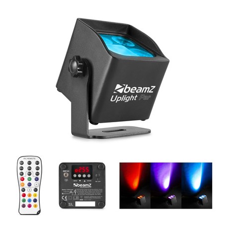 BeamZ BBP44 Mini Uplight do użytku na zewnątrz 4x4W 4in1 oświetlacz akumulatorowy