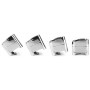 BeamZ BBP96SC LED PAR 6X12W WDMX RGBAW-UV oświetlacz akumulatorowy - chrom