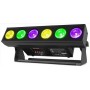 BeamZ oświetlacz BBB612 LED Uplight Bar 6x12W RGBAW-UV 6-w-1 DMX belka oświetleniowa