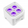 Zestaw oświetlaczy bateryjnych 4x Beamz BBP90W Par 4x 4W RGB-UV LED  + dedykowane case