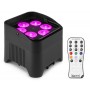 Zestaw 4 oświetlaczy bateryjnych BeamZ BBP96S LED 6x12W z bezprzewodowym DMX + dedykowany soft case