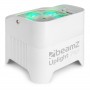 Zestaw 4 białych oświetlaczy bateryjnych BeamZ BBP96SW LED 6x12W z bezprzewodowym DMX + dedykowany soft case