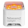 Zestaw 4 białych oświetlaczy bateryjnych BeamZ BBP96SW LED 6x12W z bezprzewodowym DMX + dedykowany soft case