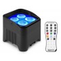 Zestaw 6 oświetlaczy bateryjnych BeamZ BBP94W LED 4x12W z bezprzewodowym DMX + dedykowany soft case