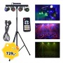 LIGHT4ME BELKA LED PAR FLOWER BALL LASER UV STROBE multiefekt