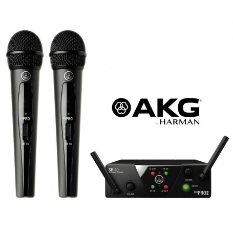 AKG WMS 40 MINI 2 DUAL VOCAL SET system bezprzewodowy