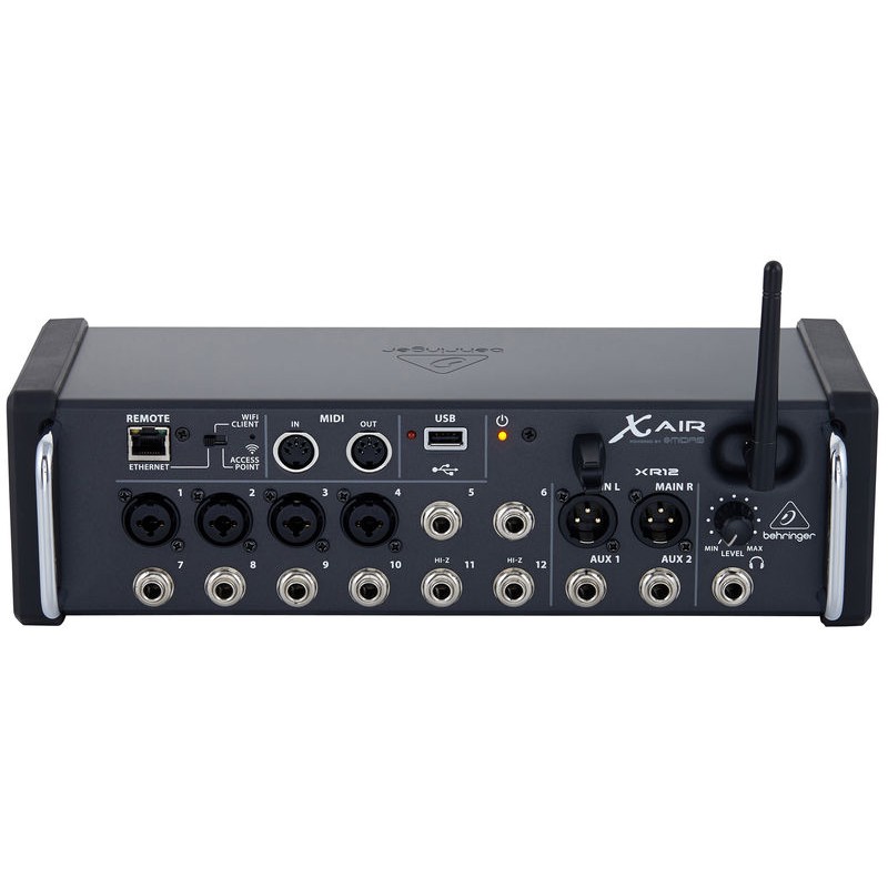 Behringer X-AIR XR12 2-kanałowy mikser cyfrowy z WiFi - ShowDMX